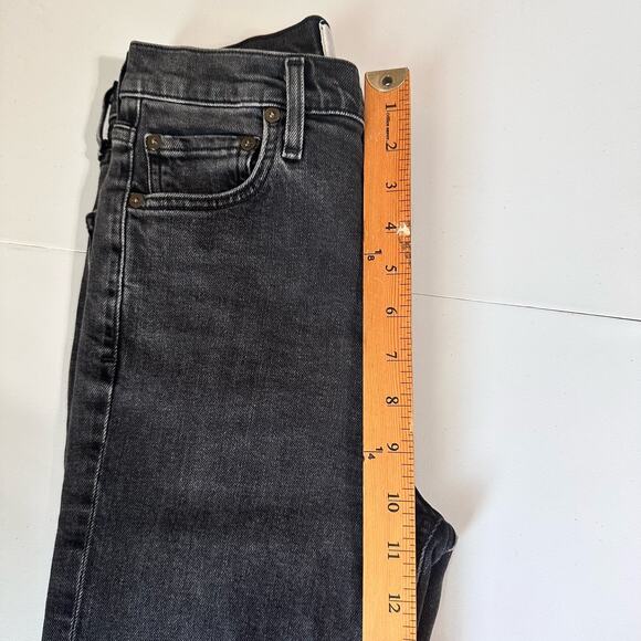 Agolde Jeans Womens 25 Black Nico High Rise Button Fly Stretch Skinny Denim - Picture 12 of 15